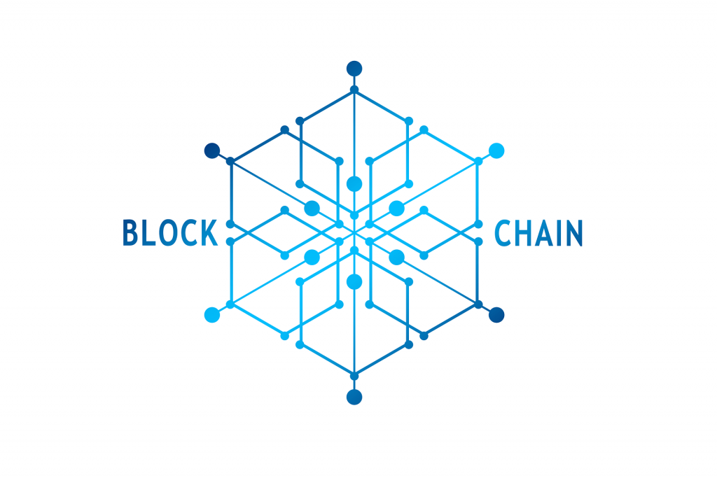 An image displaying the word 'blockchain' in bold, capitalized letters, representing the innovative and decentralized technology that securely records and verifies transactions in a digital ledger.